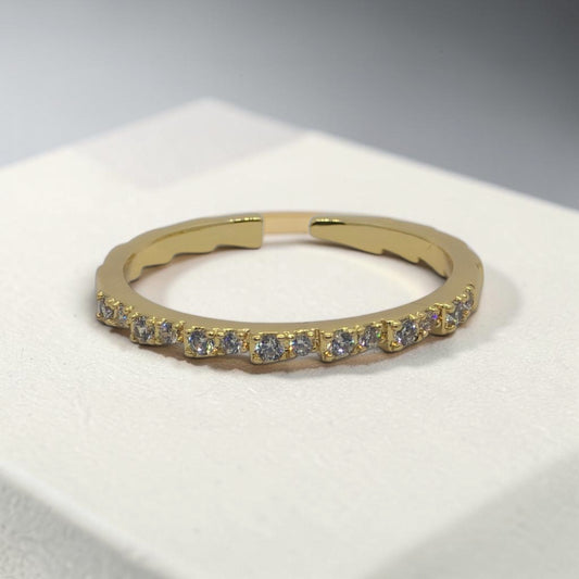 Celeste Crystal Open Ring