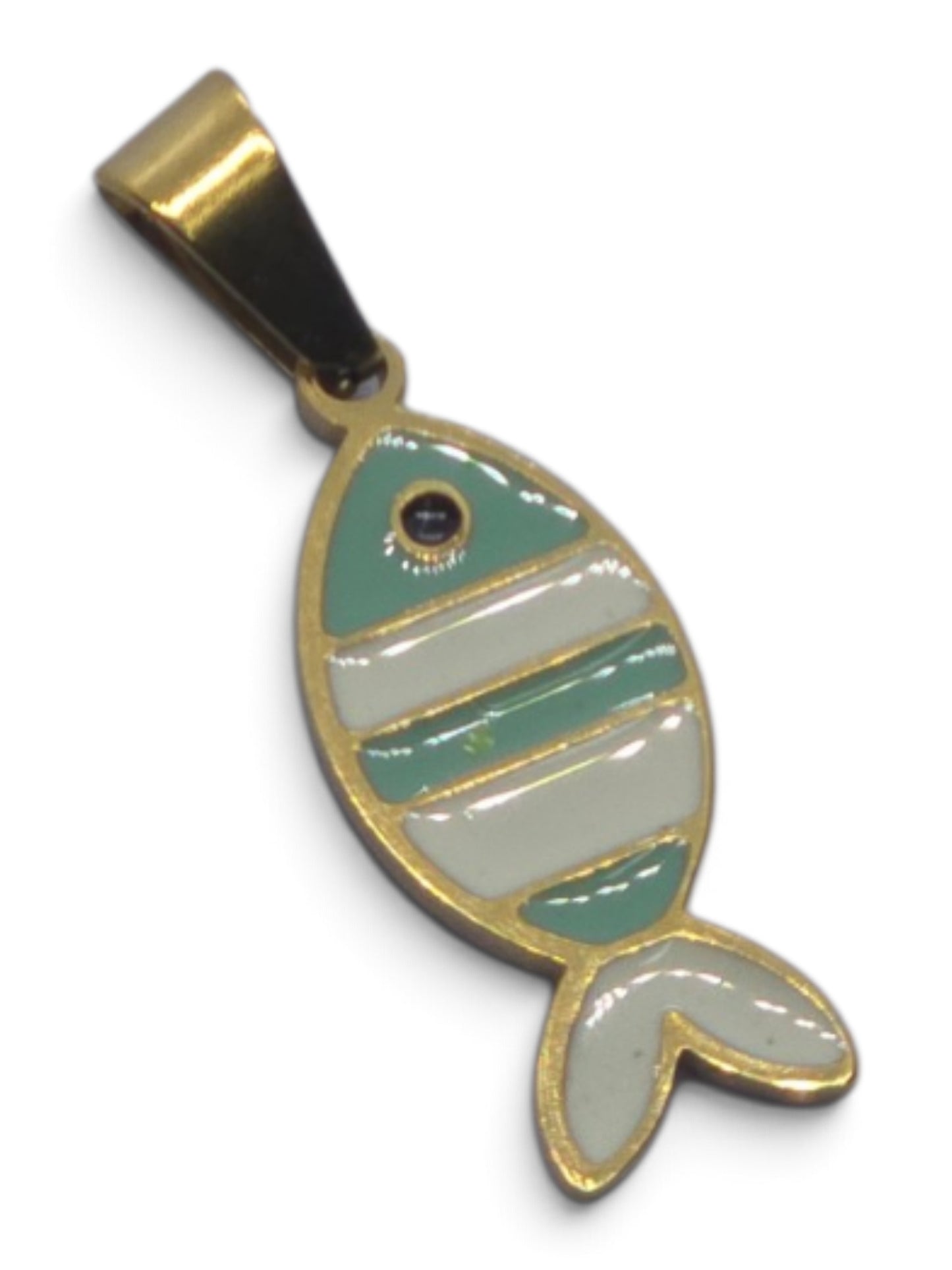Minty Fish Pendant