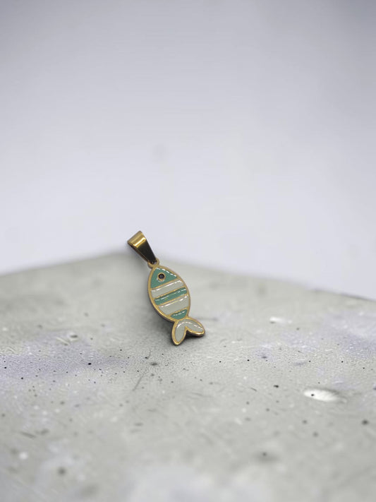 Minty Fish Pendant