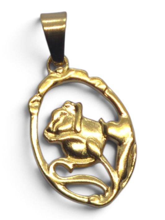 Golden Rose Pendant