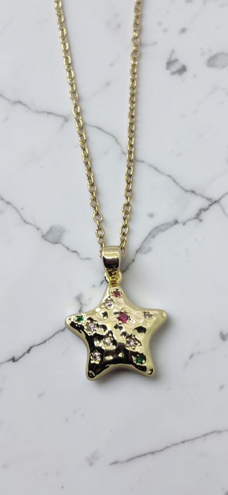 Starlight Charm Pendant Necklace