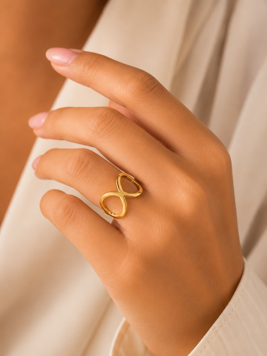 Veloura Infinity Open Ring