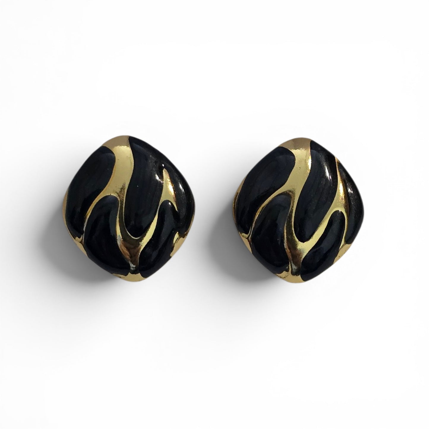Midnight Wave Luxe Stud Earrings