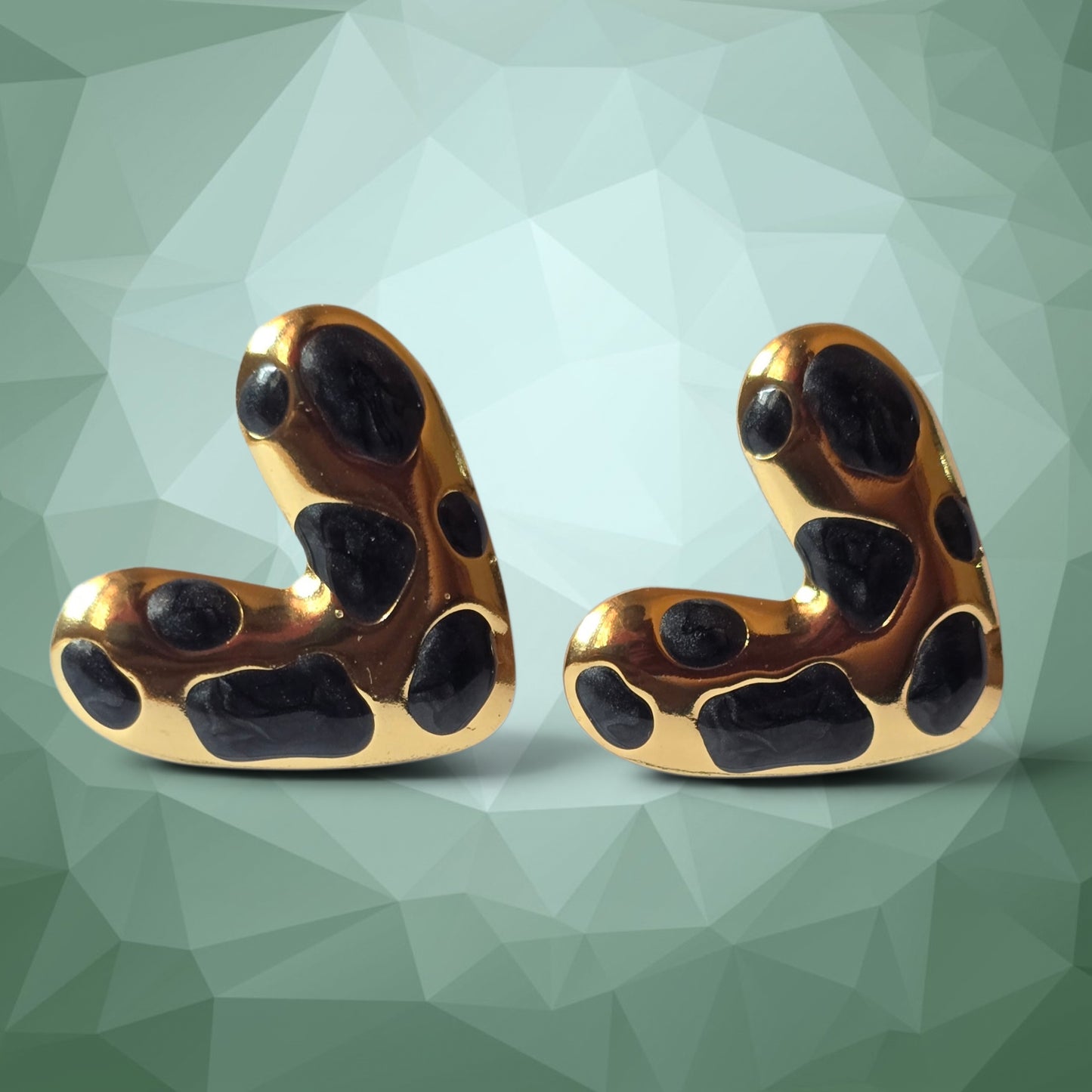 Noir Safari Statement Earrings