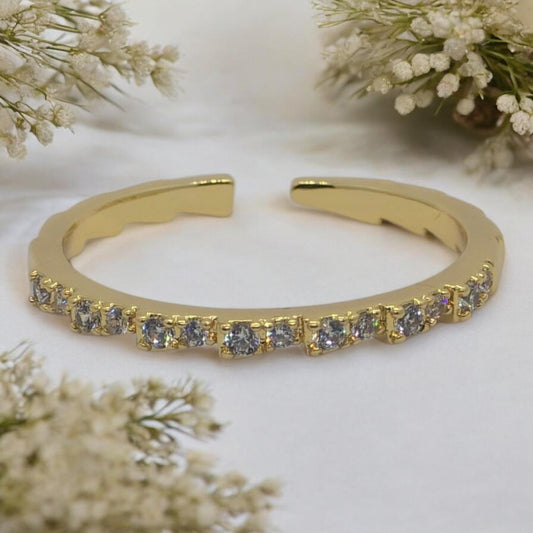 Celeste Crystal Open Ring