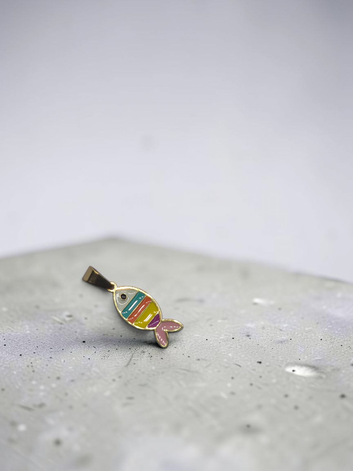 Rainbow Fish Pendant