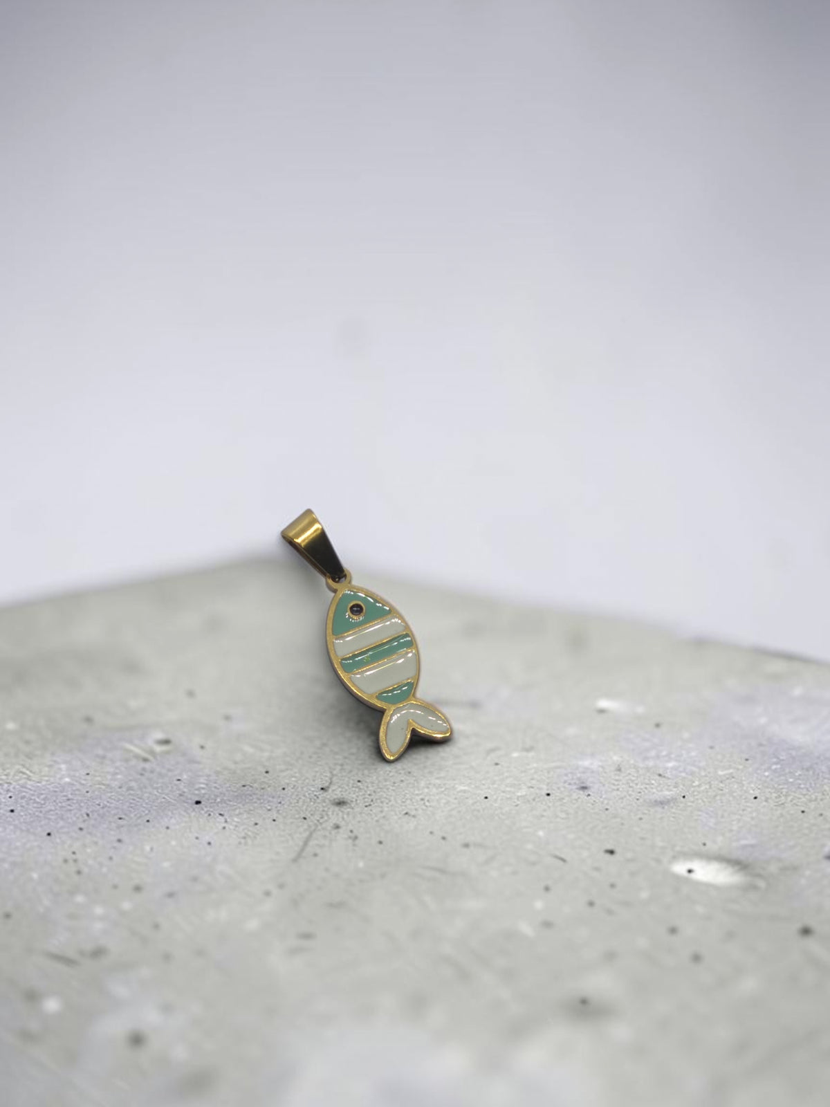Minty Fish Pendant