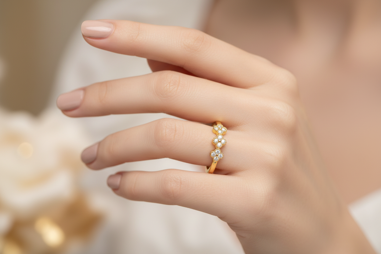 Floréa Crystal Blossom Ring