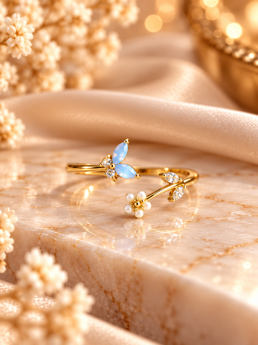Aurielle Bloom Butterfly Ring
