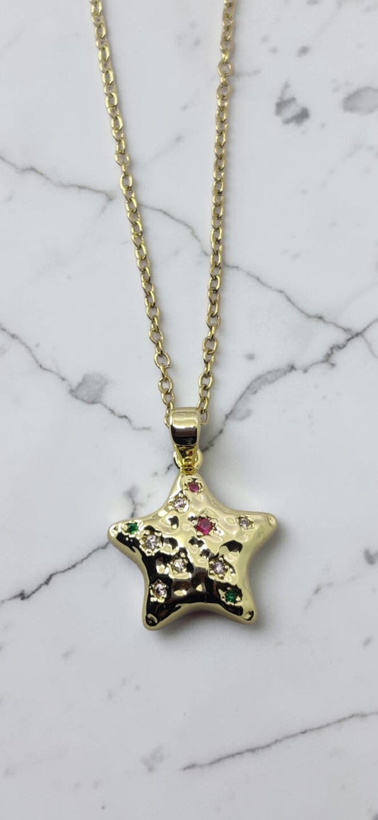 Starlight Charm Pendant Necklace