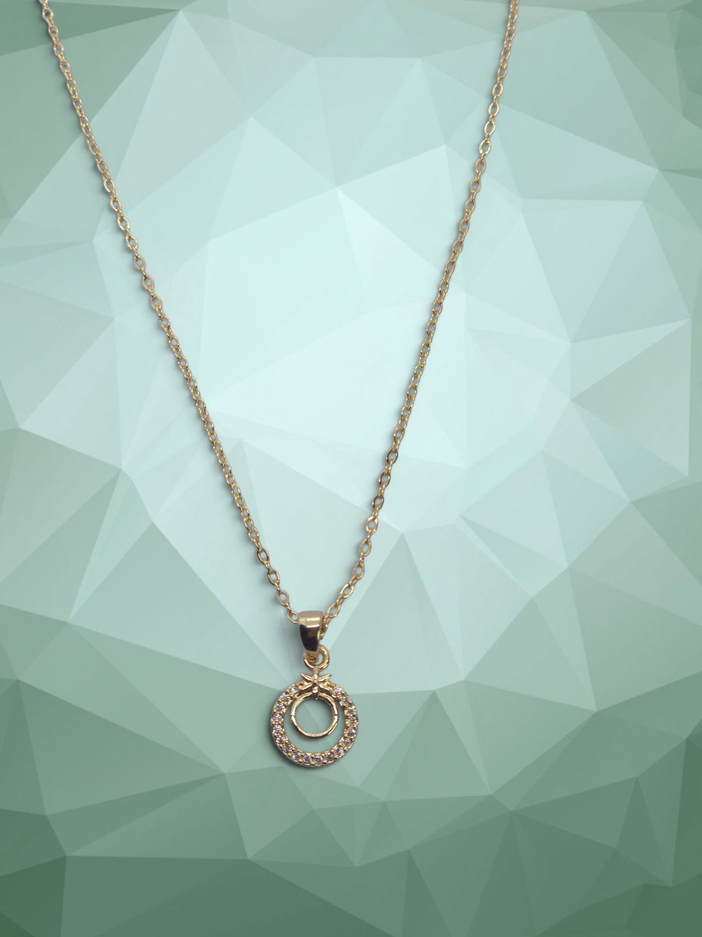 Infinity Spark Circle Pendant