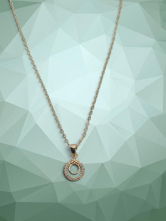 Infinity Spark Circle Pendant
