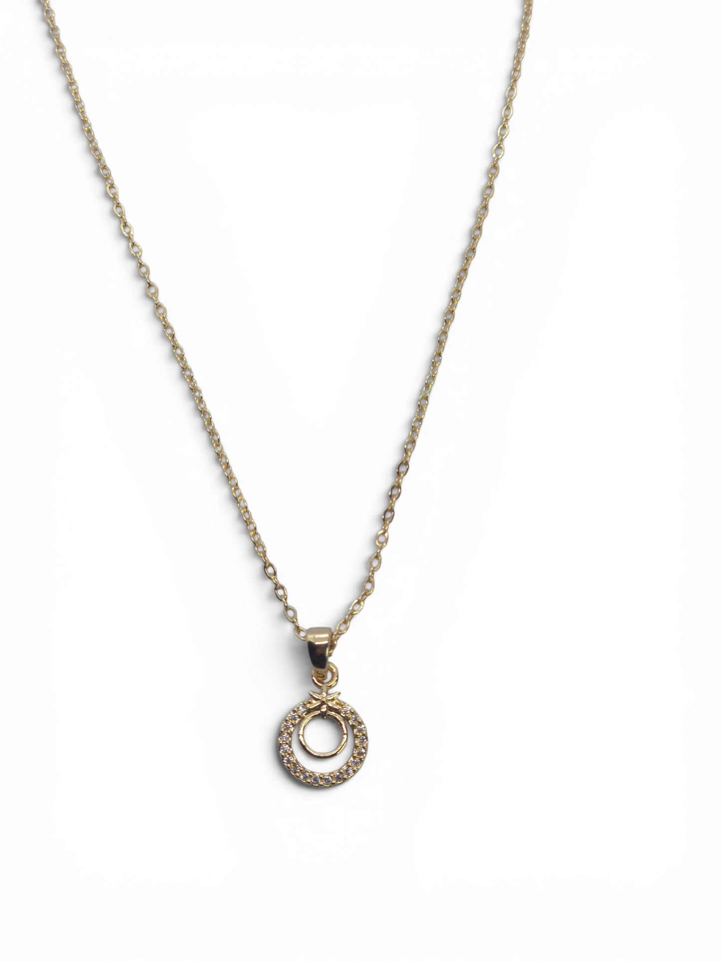 Infinity Spark Circle Pendant