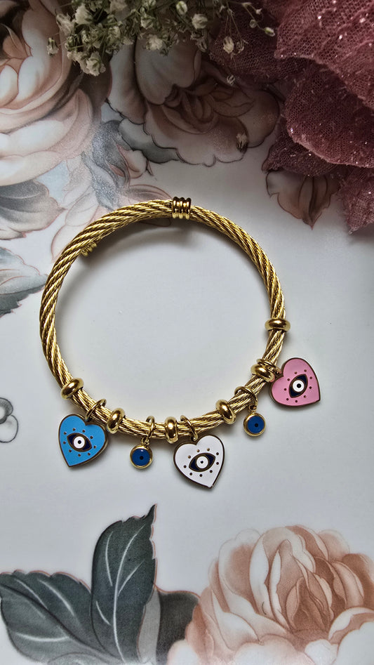 Heart Charm bracelet