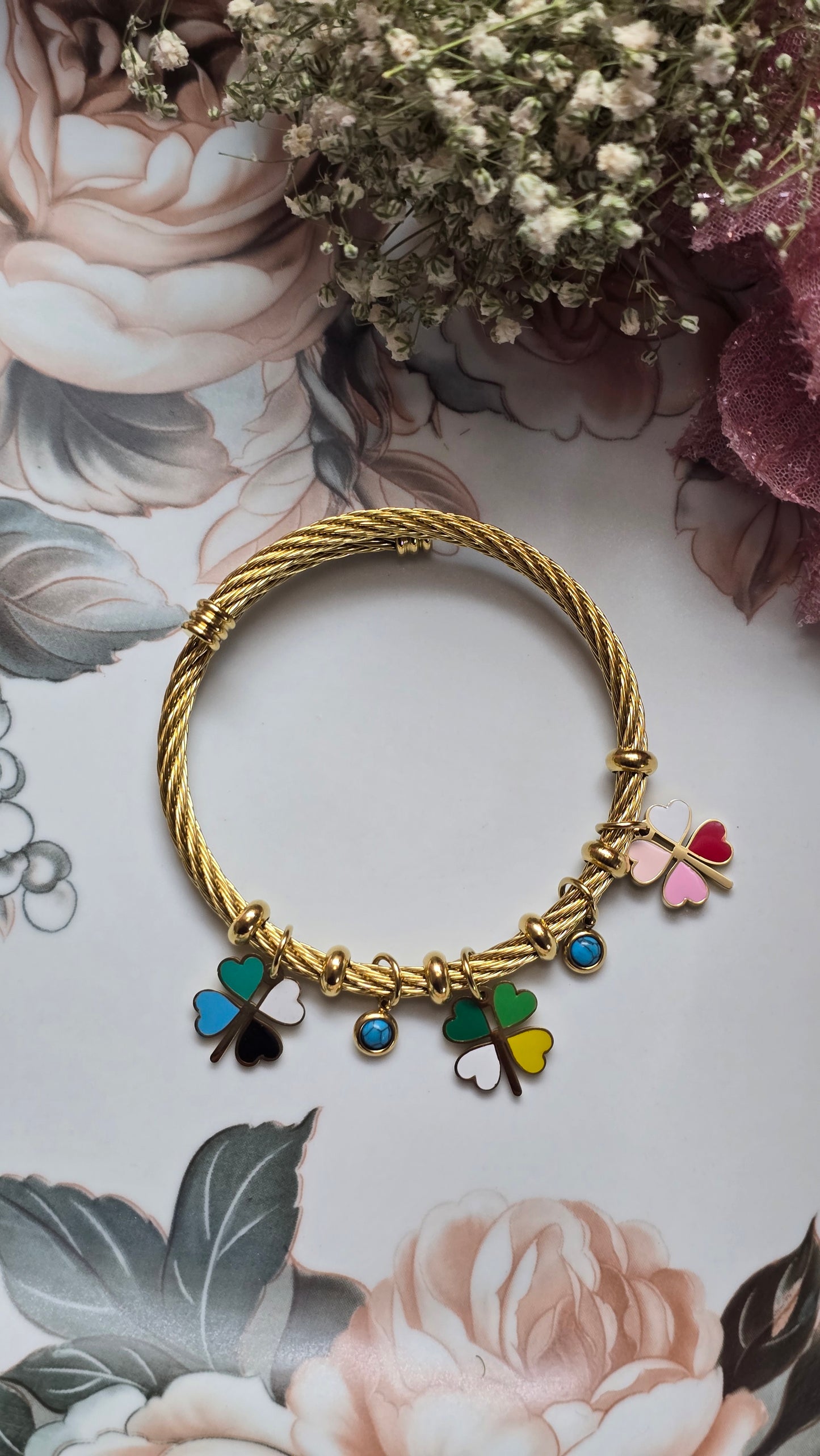 Clover Charm Bracelet