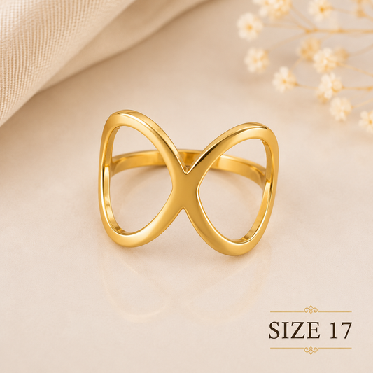 Veloura Infinity Open Ring