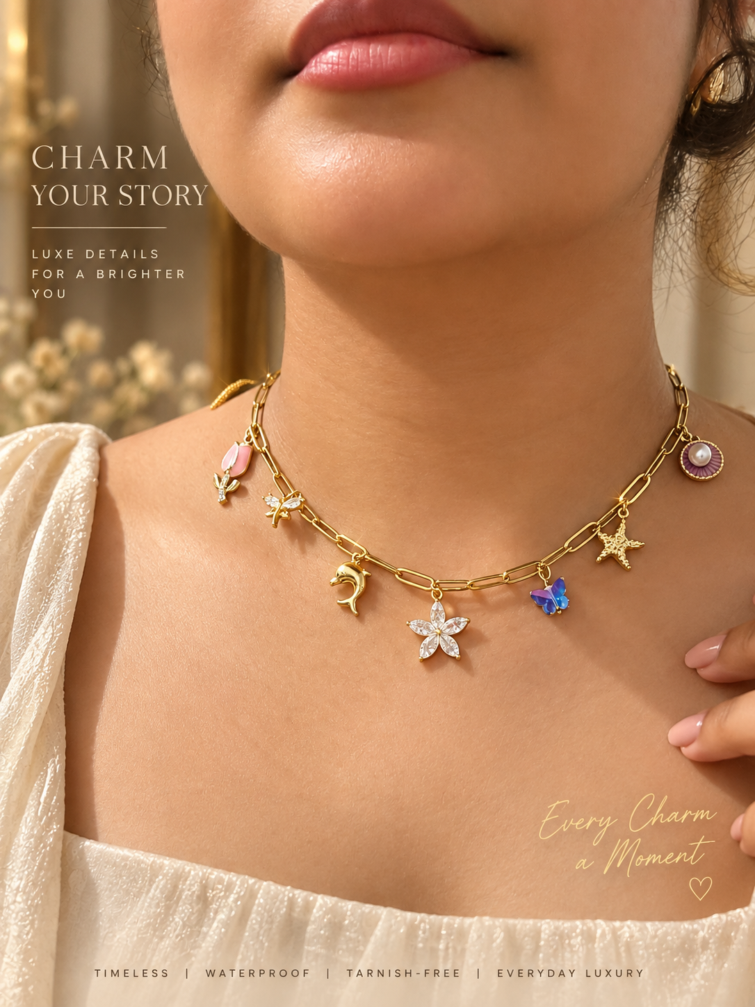 Enchanted Moments Charm Necklace