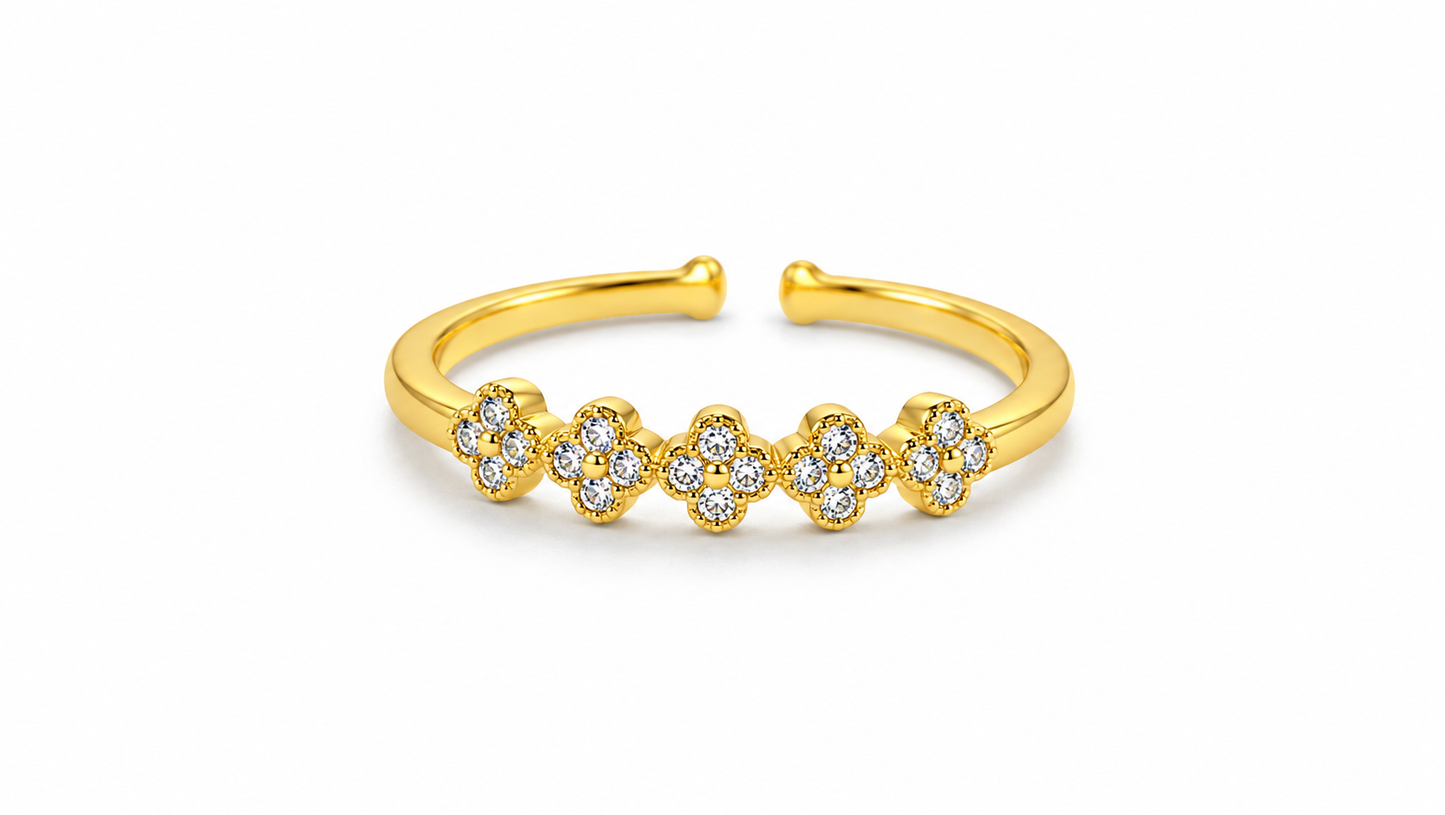 Floréa Crystal Blossom Ring
