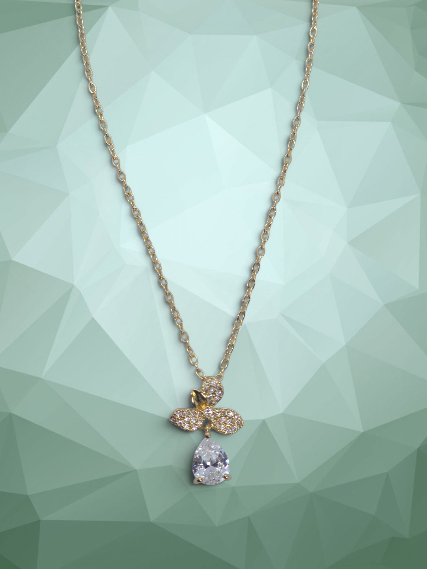 Aurora Bloom Crystal Pendant